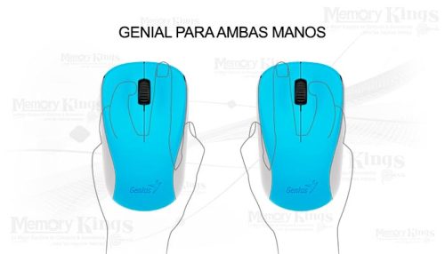 MOUSE GENIUS NX-7000 WIRELESS BLUE