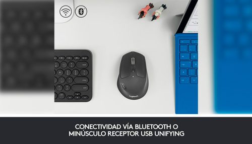 MOUSE LOGITECH M720 TRIATHLON MULTI DIVICE BLACK Bluetooth&Wireless