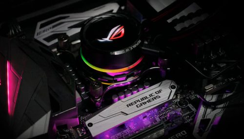 COOLER CPU Liquid 120 ASUS ROG RYUO 120 OLED