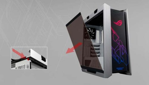 CASE Mid Tower ASUS ROG STRIX HELIOS RGB SILVER