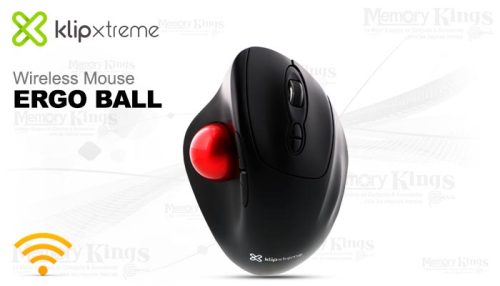 MOUSE KLIP XTREME KMW-800 TRACKBALL ERGO Wireless