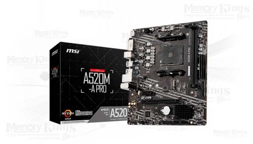 PLACA AMD AM4 MSI A520M-A PRO D4 mATX
