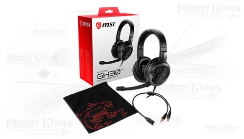 AURICULAR Gaming MSI IMMERSE GH30 V2 BLACK