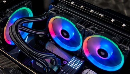 COOLER CASE 140MM CORSAIR LL140 RGB BLACK