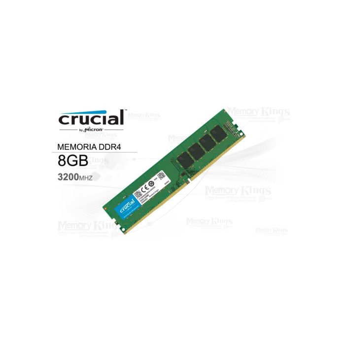 MEMORIA DDR4 8GB 3200 CL22 CRUCIAL