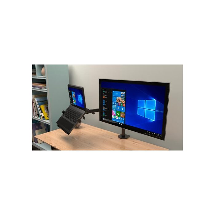 SOPORTE PARA MONITOR KLIP XTREME KMM-301 13a 32 pulgadas, soporta 1 monitor y una Laptop
