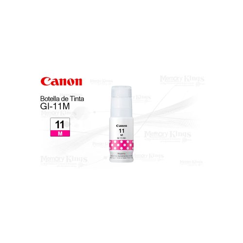 Botella de TINTA CANON GI-11 Magenta 70ml.