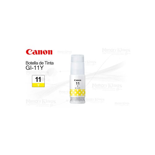 Botella de TINTA CANON GI-11 Yellow 70ml.