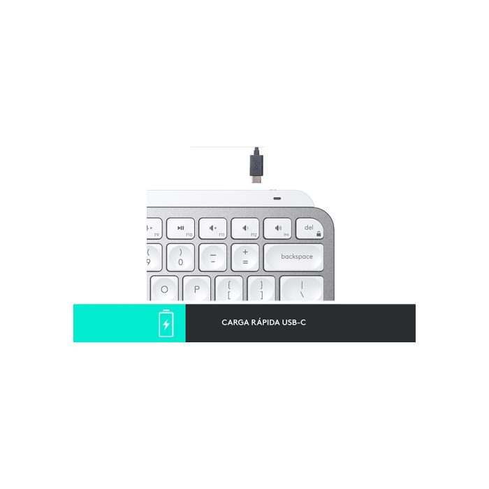 TECLADO LOGITECH MX KEYS MINI MULTI DEVICE WHITE Bluetooth