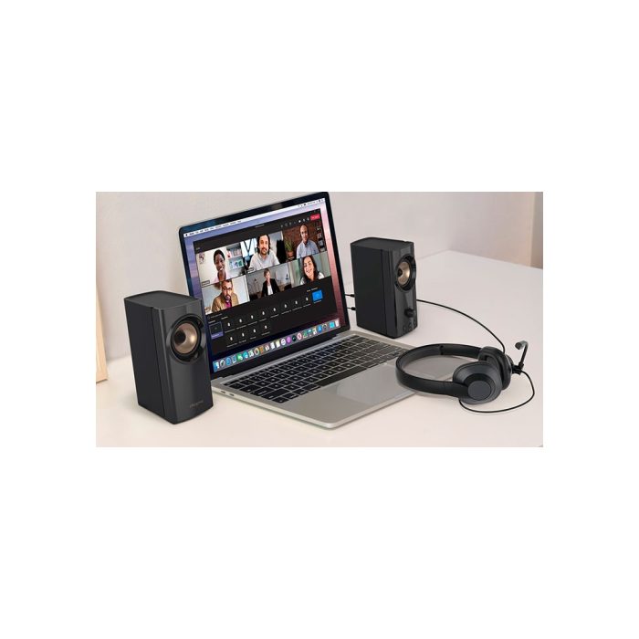 PARLANTE 2.0 CREATIVE T60 USB-C AUX (60w) BLUETOOTH