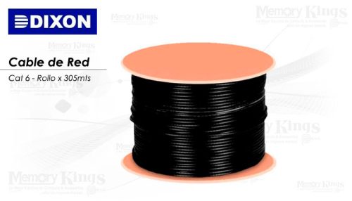 CABLE RED CAT-6 305mts DIXON 9067 Exterior