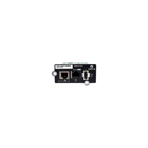 Liebert IntelliSlot RDU101 Adaptador de gestión de alimentación remota - IntelliSlot - 1 x Puerto(s) de red (RJ-45) - Negro
