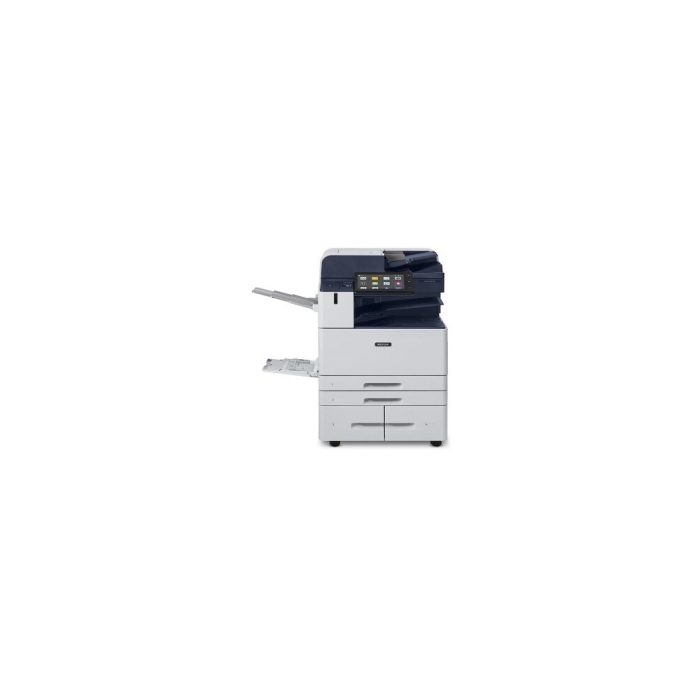 Impresora Láser Multifunción Xerox AltaLink B8155 Inalámbrico - Monocromo - Copiadora/Impresora/Escáner - 55 ppm de impresión monocolor - 1200 x 2400 dpi Impresión - Dúplex impresión Automático - Hasta 250000 páginas al mes - 3140 hojas Entrada - Color Escáner - Gigabit Ethernet - LAN inalámbrica - Comunicación de Campo Cercano (NFC), Apple AirPrint, Mopria, Xerox Mobile Print, Google Cloud Print - USB