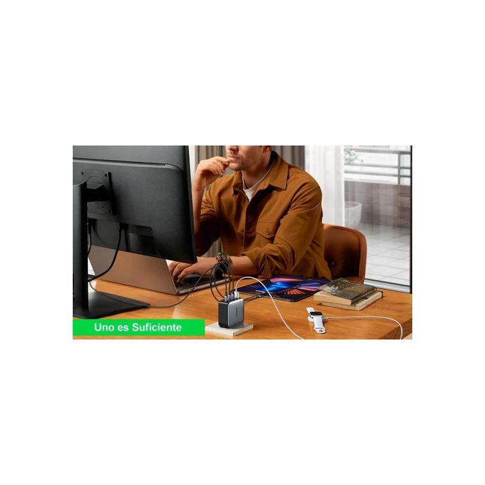 CARGADOR DE PARED 3pt-USC-C 1pt-USB UGREEN CD226(100W)