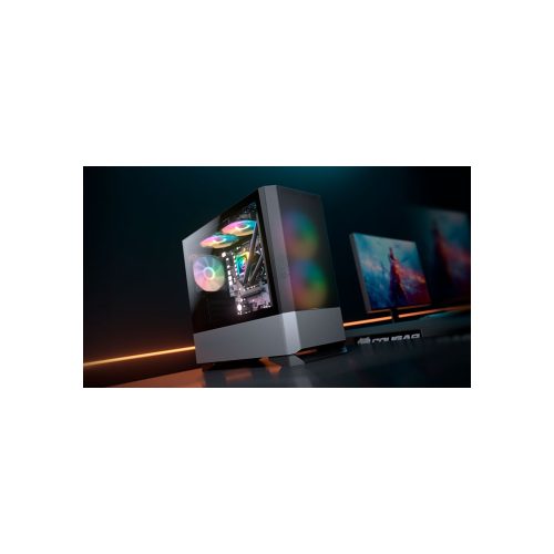 CASE Mini Tower COUGAR MG140 RGB IRON GRAY