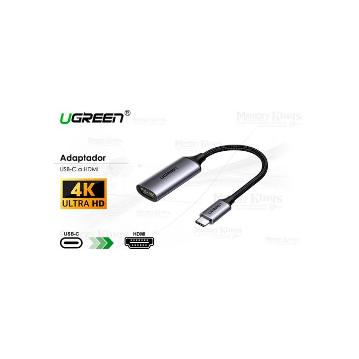 ADAPTADOR USB-C a HDMi-H 4K 60HZ UGREEN CM297