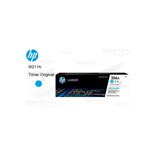 Cartucho de Toner HP 206A Cyan Original 1250pag.