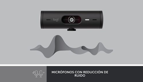 CAMARA WEBCAM LOGITECH BRIO 500 FHD USB-C BLACK