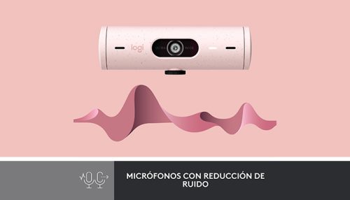 CAMARA WEBCAM LOGITECH BRIO 500 FHD USB-C PINK