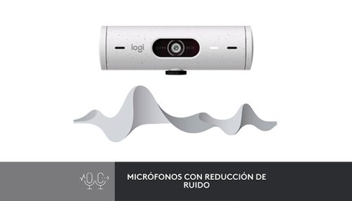 CAMARA WEBCAM LOGITECH BRIO 500 FHD USB-C WHITE