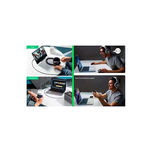 CABLE DE AUDIO 3.5mm MACHO A USB-C UGREEN CM450