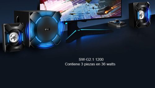 PARLANTE 2.1 GX GAMING SW-G2.1 1200 (36w) BLACK