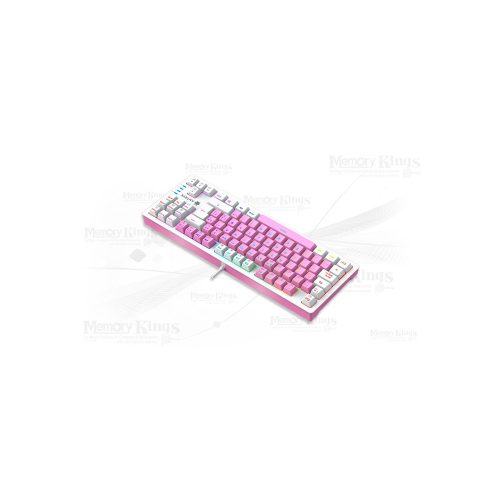 TECLADO Gaming ANTRYX MK-840 MECANICO TKL SW RED RGB PINK