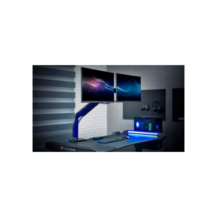 SOPORTE PARA MONITOR COUGAR DUO35 19a 35 pulgadas, soporta 2 monitores
