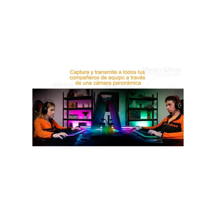 Cámara Webcam Cougar Cyclops 360 HD - Óptica Full HD, 360°, Gran Angular y Conectividad USB