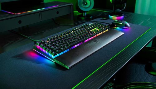 TECLADO Gaming RAZER BLACKWIDOW V4 SW GREEN