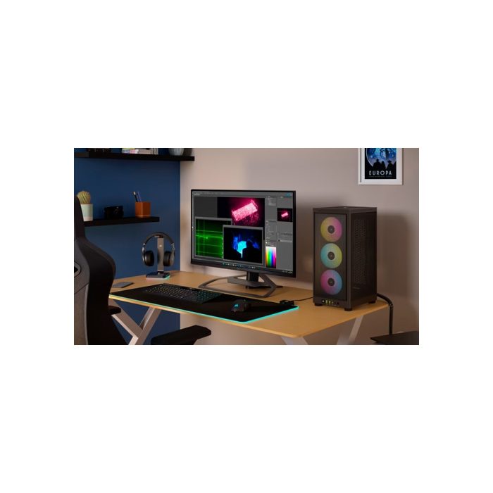 CASE Mini Tower CORSAIR 2000D RGB AIRFLO Mini ITX BLACK