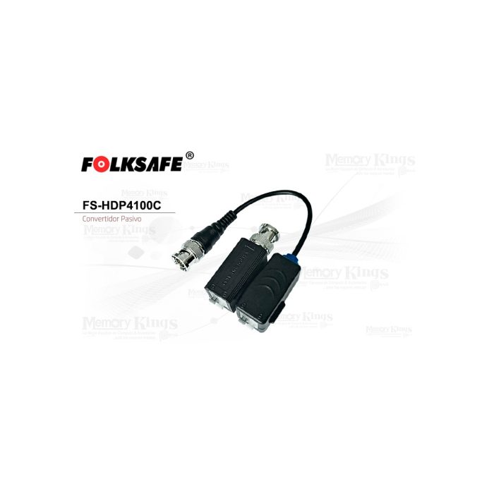 BALUN PASIVO FOLKSAFE HIKVISION FS-HDP4100C