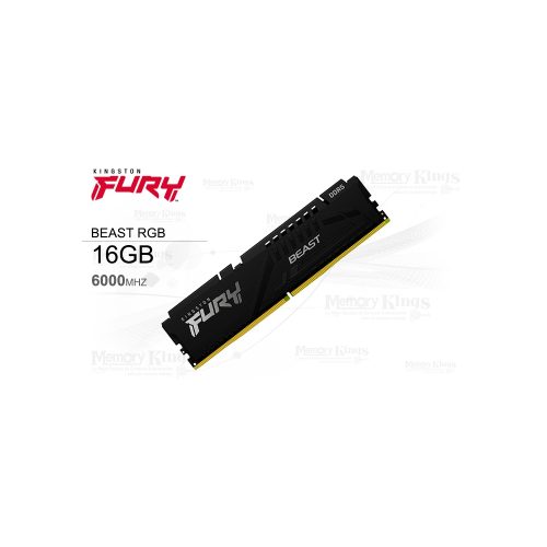 MEMORIA DDR5 16GB 6000 CL40 FURY BEAST BLACK