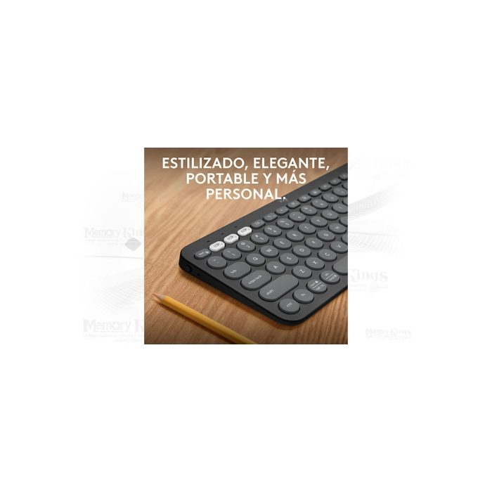 TECLADO LOGITECH PEBBLE 2 K380S BLACK Bluetooth