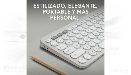 TECLADO LOGITECH PEBBLE 2 K380S WHITE Bluetooth