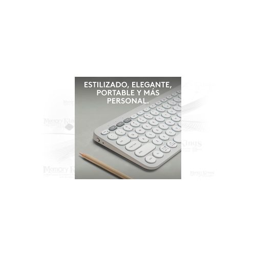 TECLADO LOGITECH PEBBLE 2 K380S WHITE Bluetooth