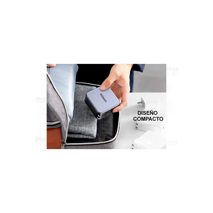 CARGADOR DE PARED 2pt-USB-C 1pt|USB UGREEN CD289(140W)