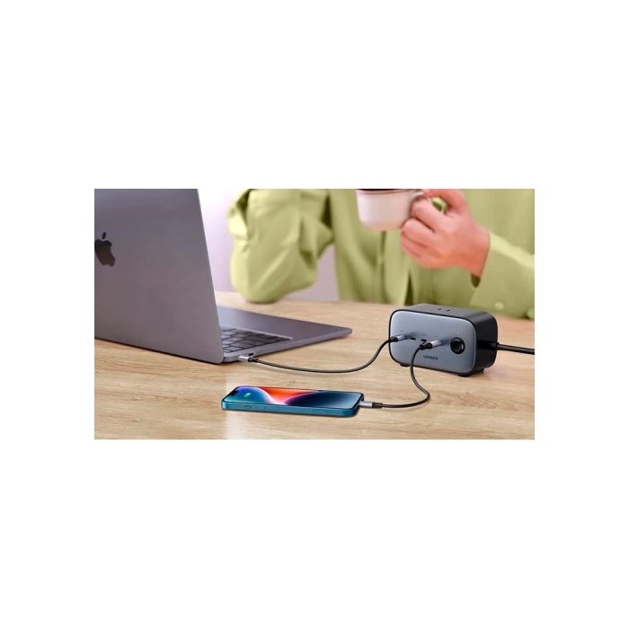 CARGADOR DE PARED 5pt-USB-C 1pt-USB UGREEN CD270(100W)