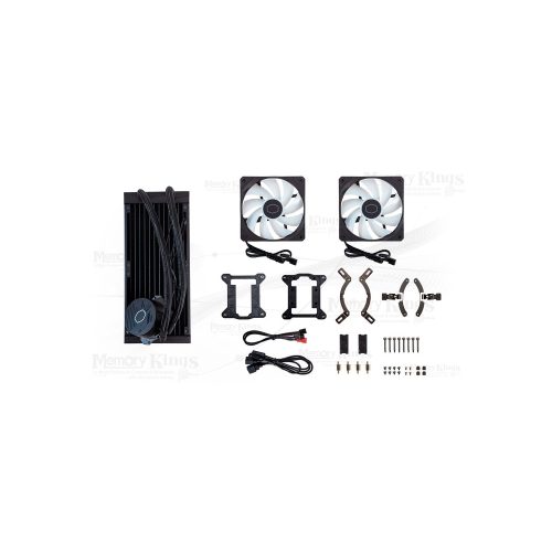 COOLER CPU Liquid 240 COOLER MASTER ML240L CORE ARGB BLACK