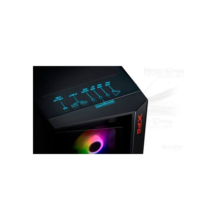 CASE Mid Tower XPG BATTLE CRUISER II 4FAN ARGB BK
