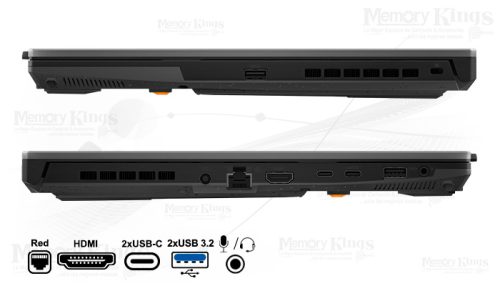 LAPTOP Ryzen 7 7735HS ASUS TUF GAMING A15 FA507NV-LP153 16|1TB|15.6" GEFORCE RTX 4060 8GB, WIN-11