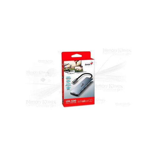 HUB USB-C GENIUS UH-500 5in1 HDMi|3pts-USB3.0|USB-
