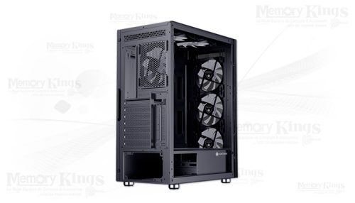 CASE Mid Tower ANTRYX RX-260 4FAN RGB BLACK