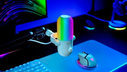 MICROFONO RAZER SEIREN V3 CHROMA WHITE
