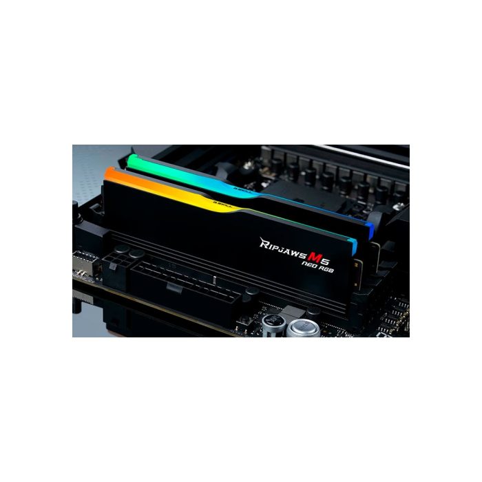 MEMORIA DDR5 32GB 6000 CL36 G.SKILL RIPJAWS M5 NEO RGB (2x16GB) AMD EXPO BLACK