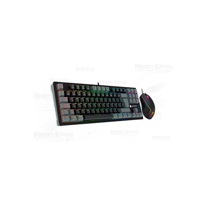 TECLADO+MOUSE Gaming ANTRYX GC-5500 MECANICO TKL SWITH BLUE ARGB
