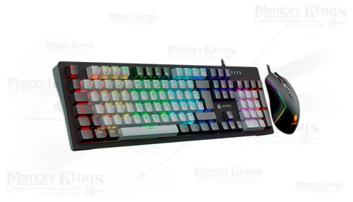 TECLADO+MOUSE Gaming ANTRYX GC-5600 MECANICO SWITH BLUE ARGB