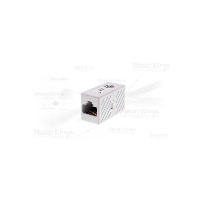 ACOPLADOR RJ45|RJ45 DIXON cat-6 BLANCO