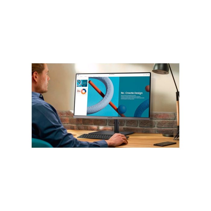 MONITOR 24 SAMSUNG Essential S4 C432 iPS FHD 100HZ, PIVOTE