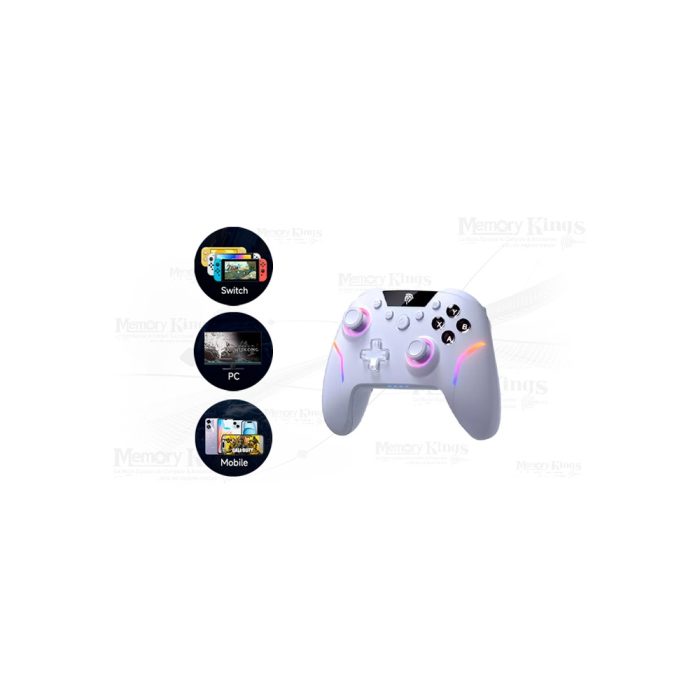 GAMEPAD EASYSMX X20 WHITE ARGB Wireless BT USB-C
